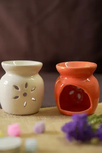Ceramic flower Candle diffuser