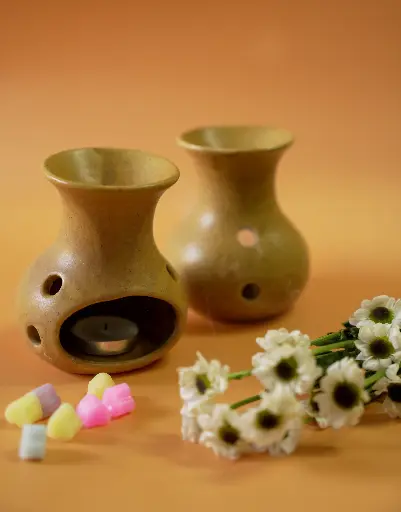 Ceramic pot candle diffuser